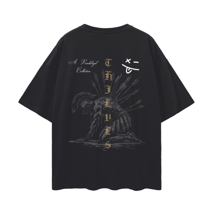 Thieves of Steel "Dying Wish" - Oversize Deep Drop Shoulder Tee